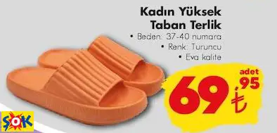 KADIN YÜKSEK TABAN TERLİK KADIN YÜKSEK TABAN TERLİK